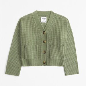 Waffle Cardigan- Abercrombie